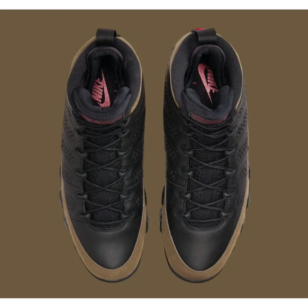 Men's Size 5 - Air Jordan 9 Retro 2024 Olive -HV4794-030 -NEW-